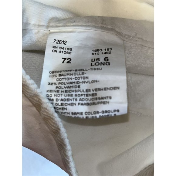 Women’s Bogner Beige Utility Style Cargo Pants Size US 6 Long Pockets - Picture 8 of 8